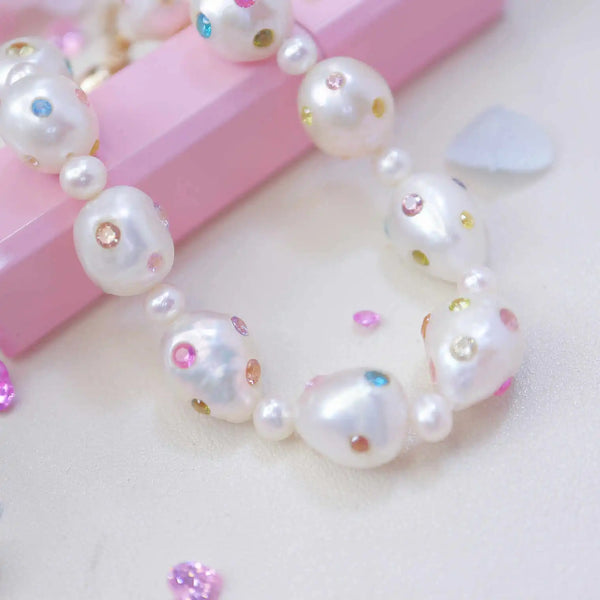 《CCFURINA》Fashionable Pearl Bracelet with Magnetic Clasp for Easy Wear(AA)