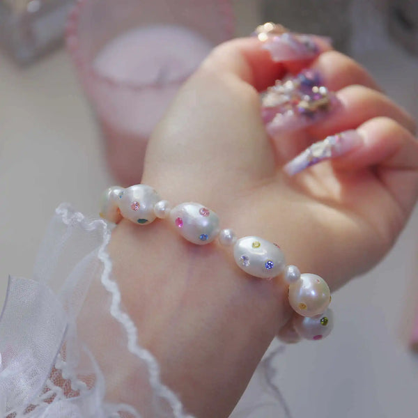 《CCFURINA》Fashionable Pearl Bracelet with Magnetic Clasp for Easy Wear(AA)